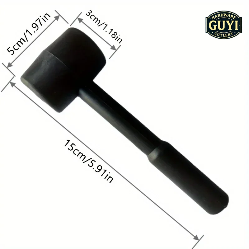 Woodworking Gift Ideas - Martello in gomma nera - strumento