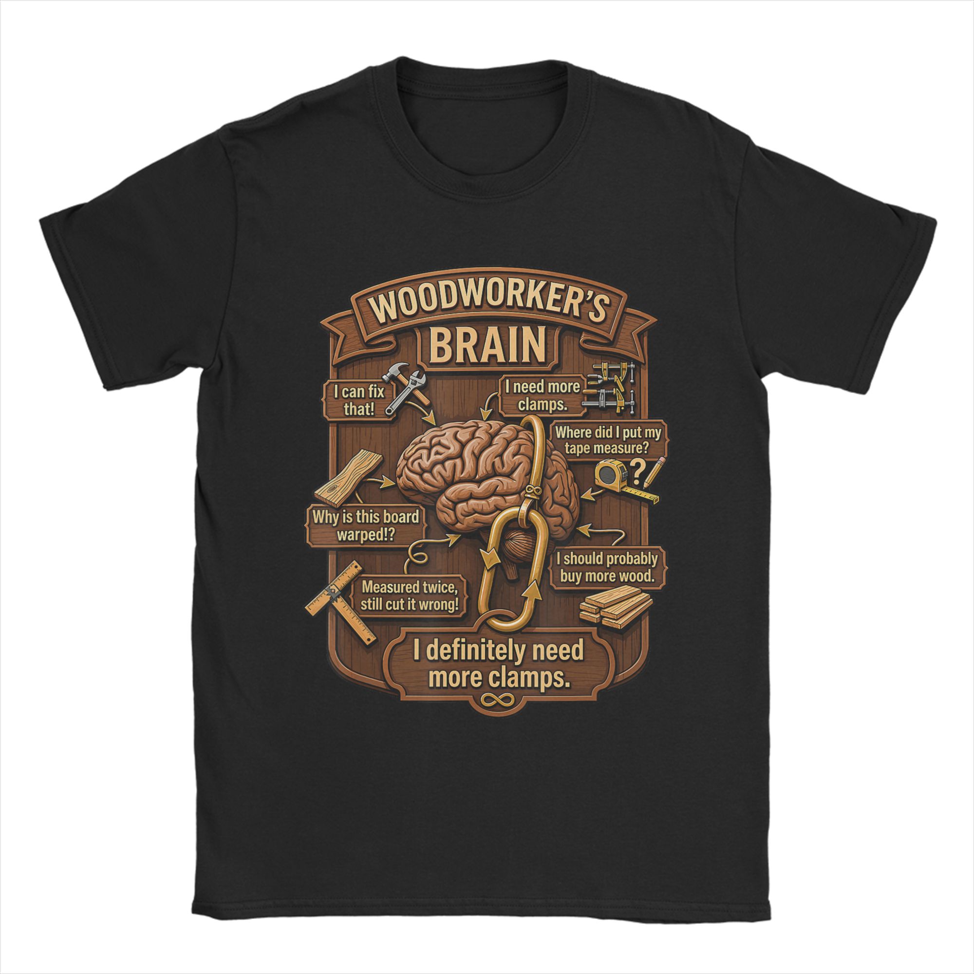 Woodworking Gift Ideas - T-shirt divertente da falegname per uomo,