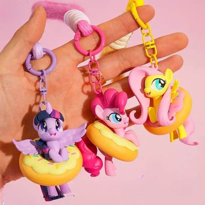 Woodworking Horse - Simpatico portachiavi con perline perler, ciondolo