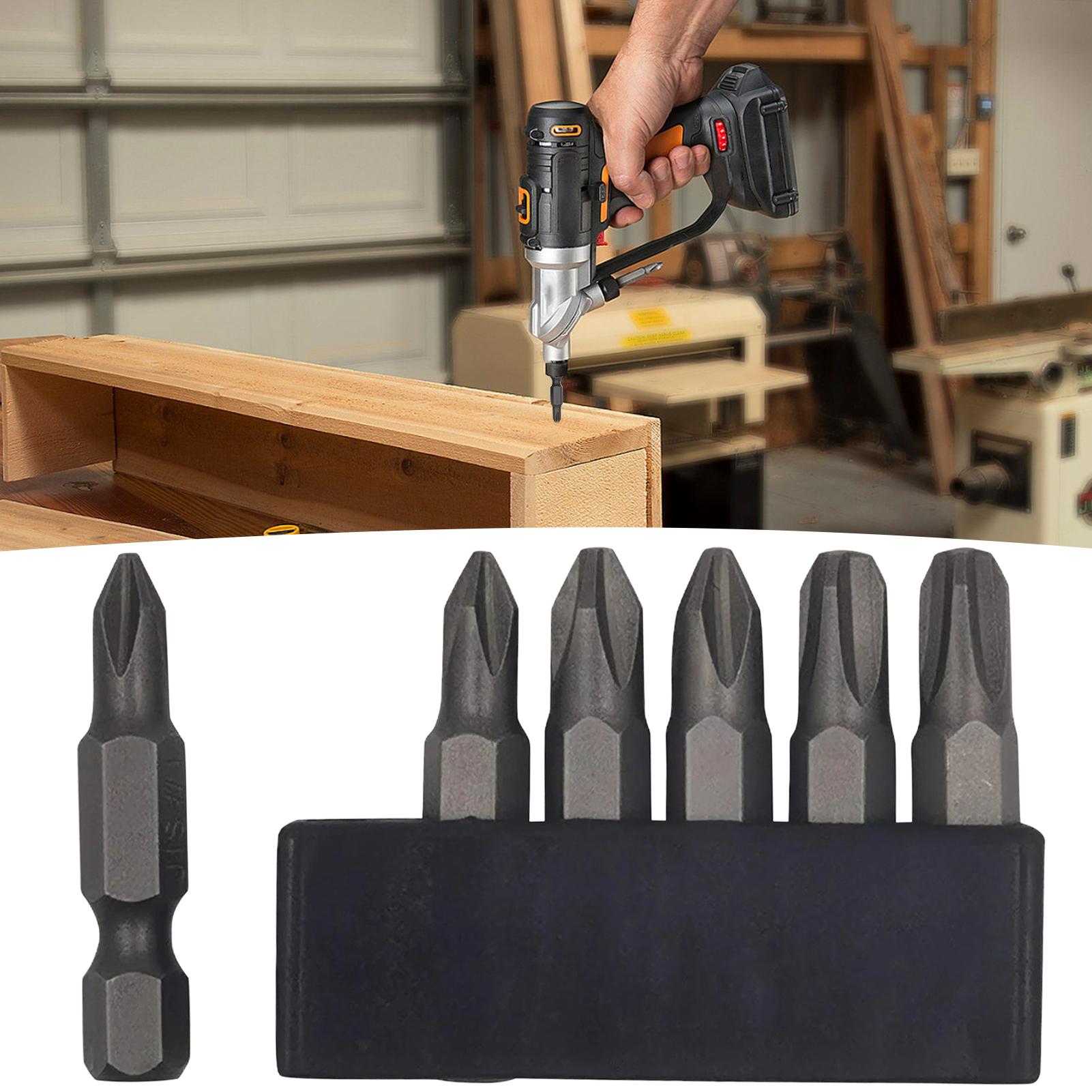 Woodworking Tools - Punte per Cacciavite con Attacco Esagonale