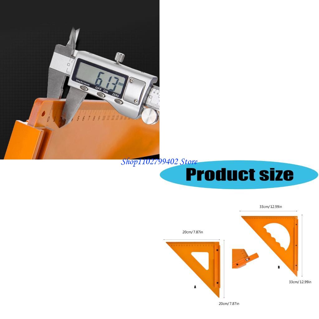 Woodworking Workshop Design - 547F Dispositivo misurazione preciso angolo retto
