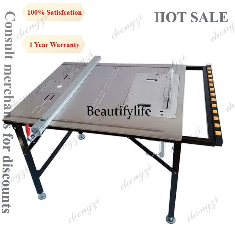 Woodworking Workbench - Sega da banco multifunzionale pieghevole e