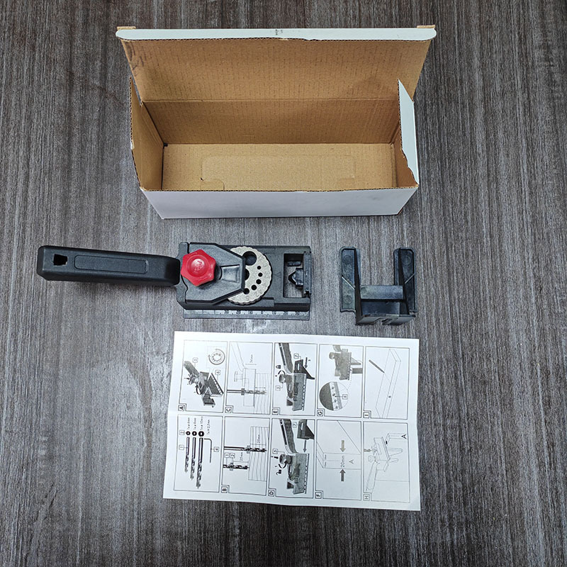 Woodworking Workshop Design - Guida di posizionamento regolabile per trapano