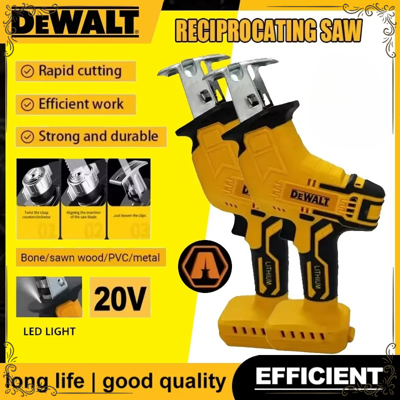 Woodworking Essential Tools - Sega a sciabola Dewalt Brushless 2800RPM,