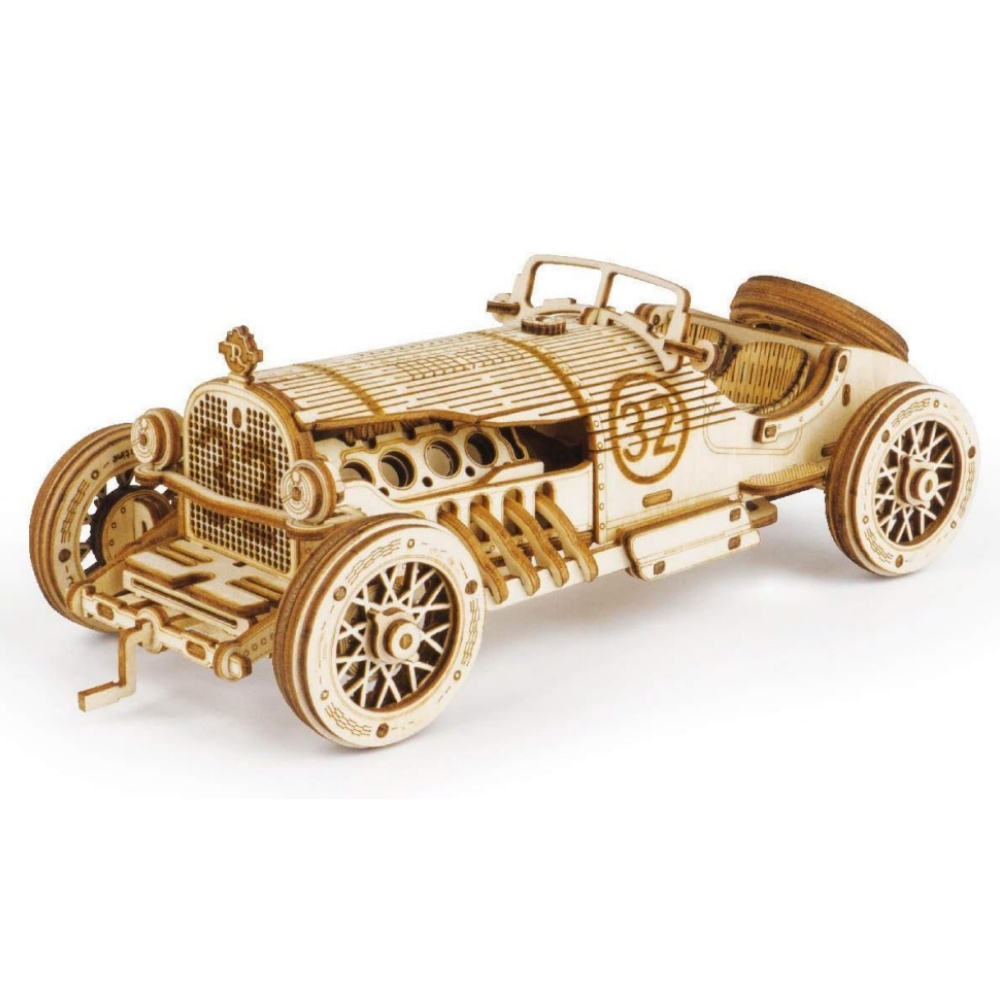 Woodworking Kits For Kids - Robotime Auto d'Epoca 3D Puzzle in