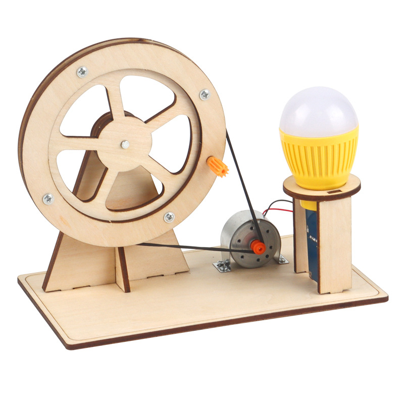 Woodworking Kits For Kids - Generatore manuale in legno Giocattolo scientifico
