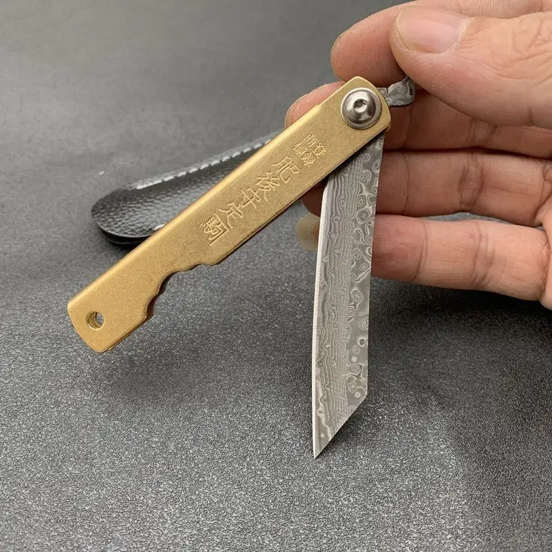 Woodworking Japan - Higonokami giapponese mini coltello pieghevole tascabile