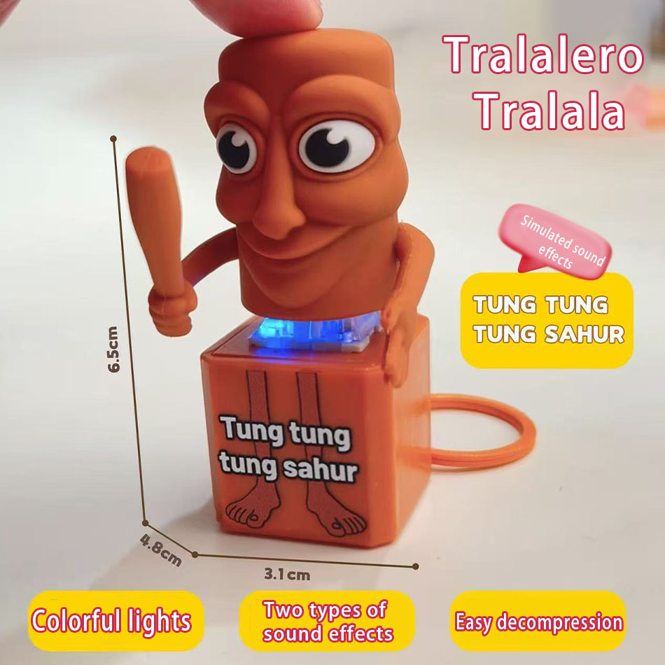 Woodworking Tv - Nuovo Tralalero Tralala Tungtung Portachiavi con