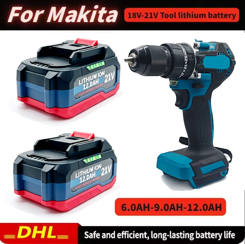 Makita Drill Ddf484 - Batteria al Litio Ricaricabile 18V 21V