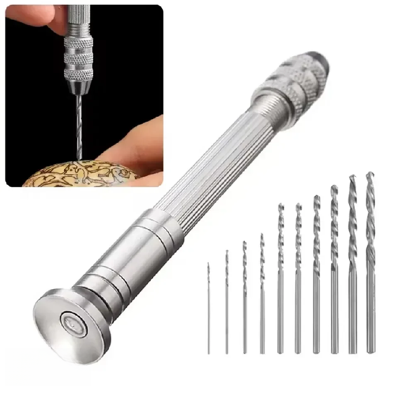Woodworking Tools - Mini Trapano Manuale 0.8-3.0mm, Utensili per