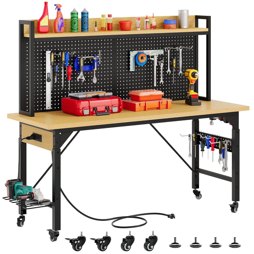 Woodworking Workbench - Banco da Lavoro Robusto da 60