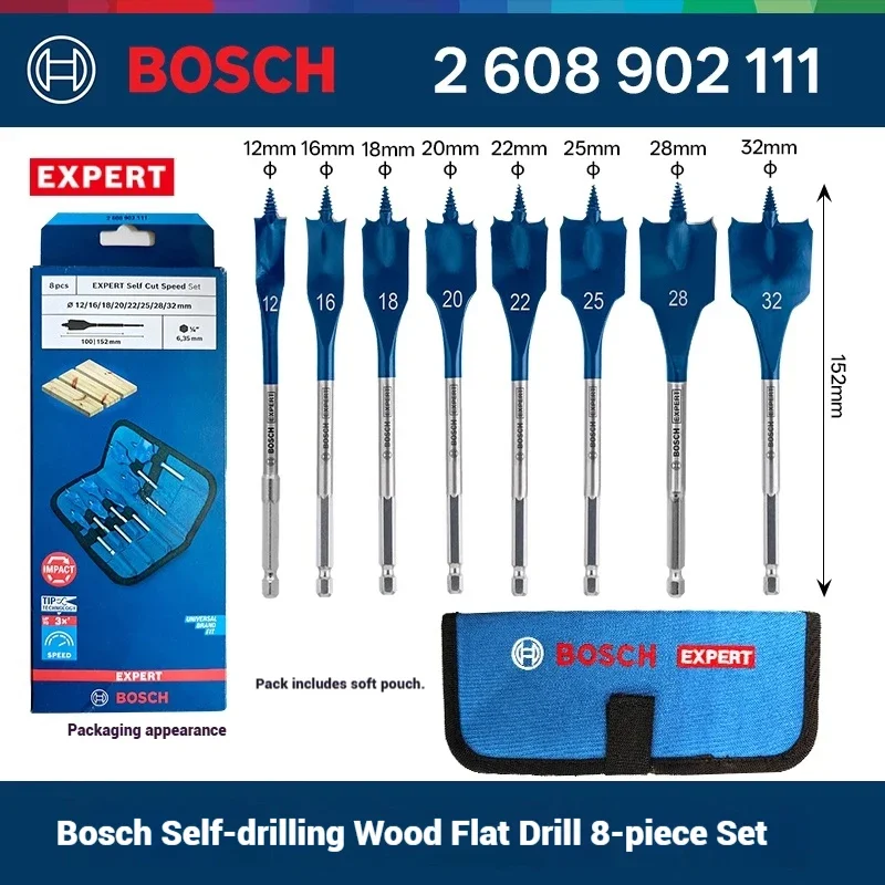 Woodworking Boards - Set di punte elicoidali Bosch EXPERT