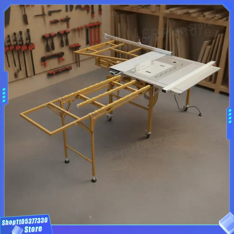 Woodworking Workshop Design - Sega da Tavolo Scorrevole Portatile per