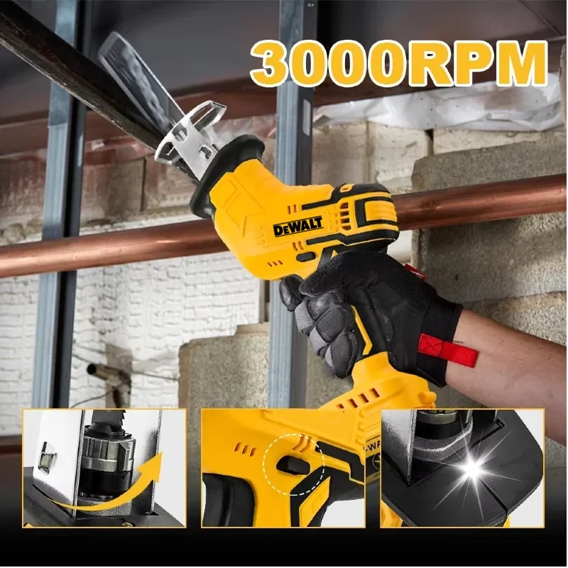 Sega a sciabola Dewalt Brushle - Woodworking Essential Tools recensione e prezzo