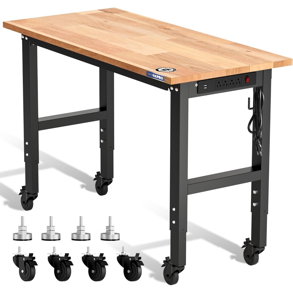 Banco da lavoro per garage, ba - Woodworking Workbench recensione e prezzo