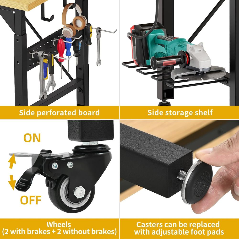 Banco da Lavoro Robusto da 60  - Woodworking Workbench recensione e prezzo